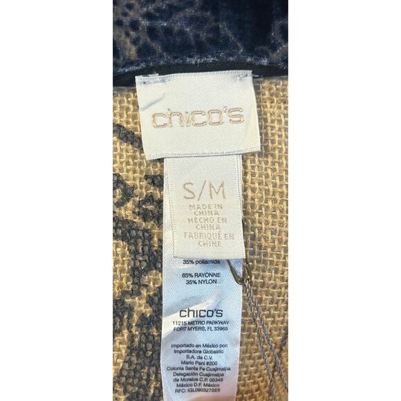 Velvet Burnout Poncho Top S/M OS NWT Navy Purple Semi-sheer Fairy Whimsy Witchy - Picture 4 of 7